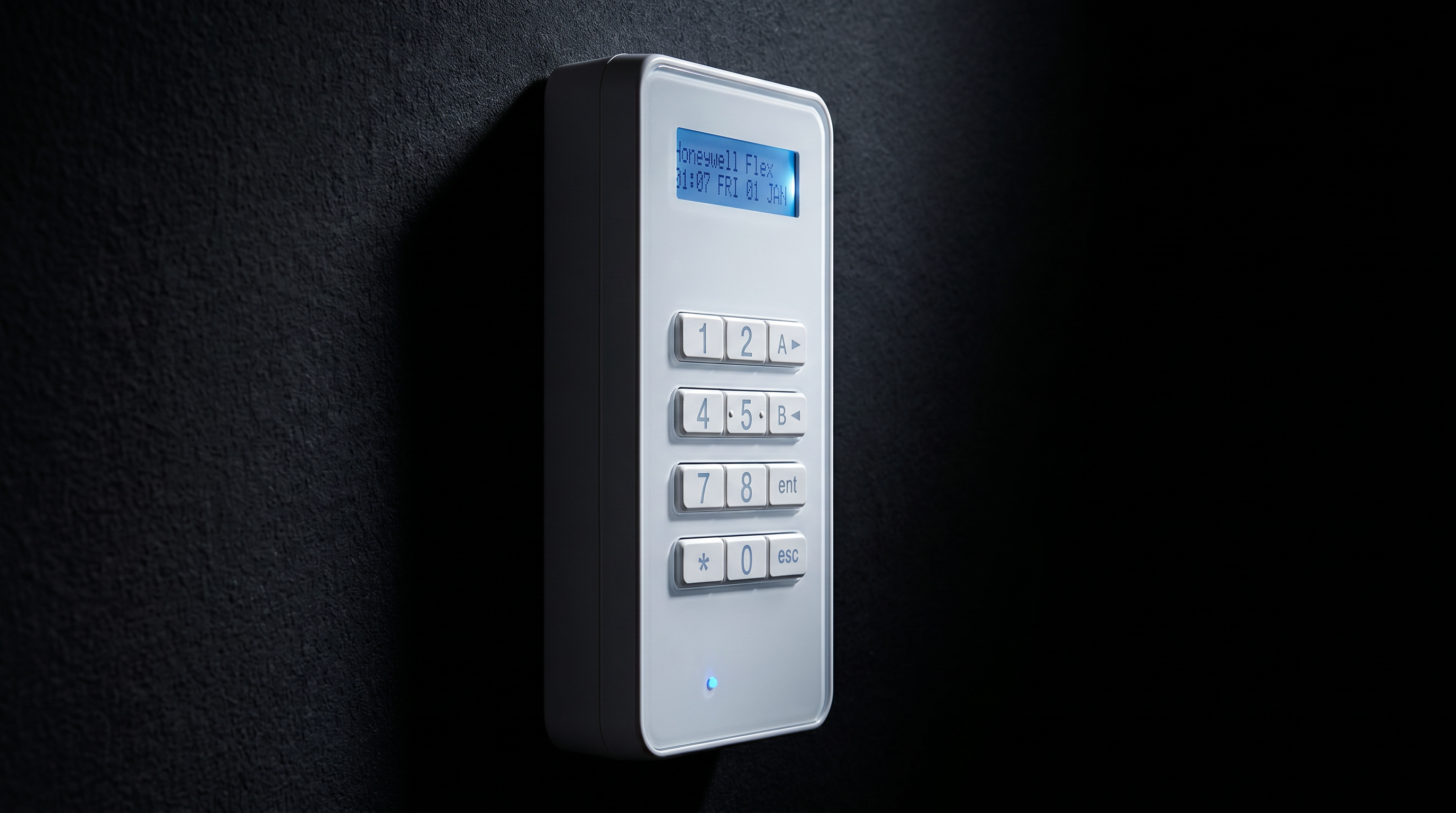 Intruder alarm panel